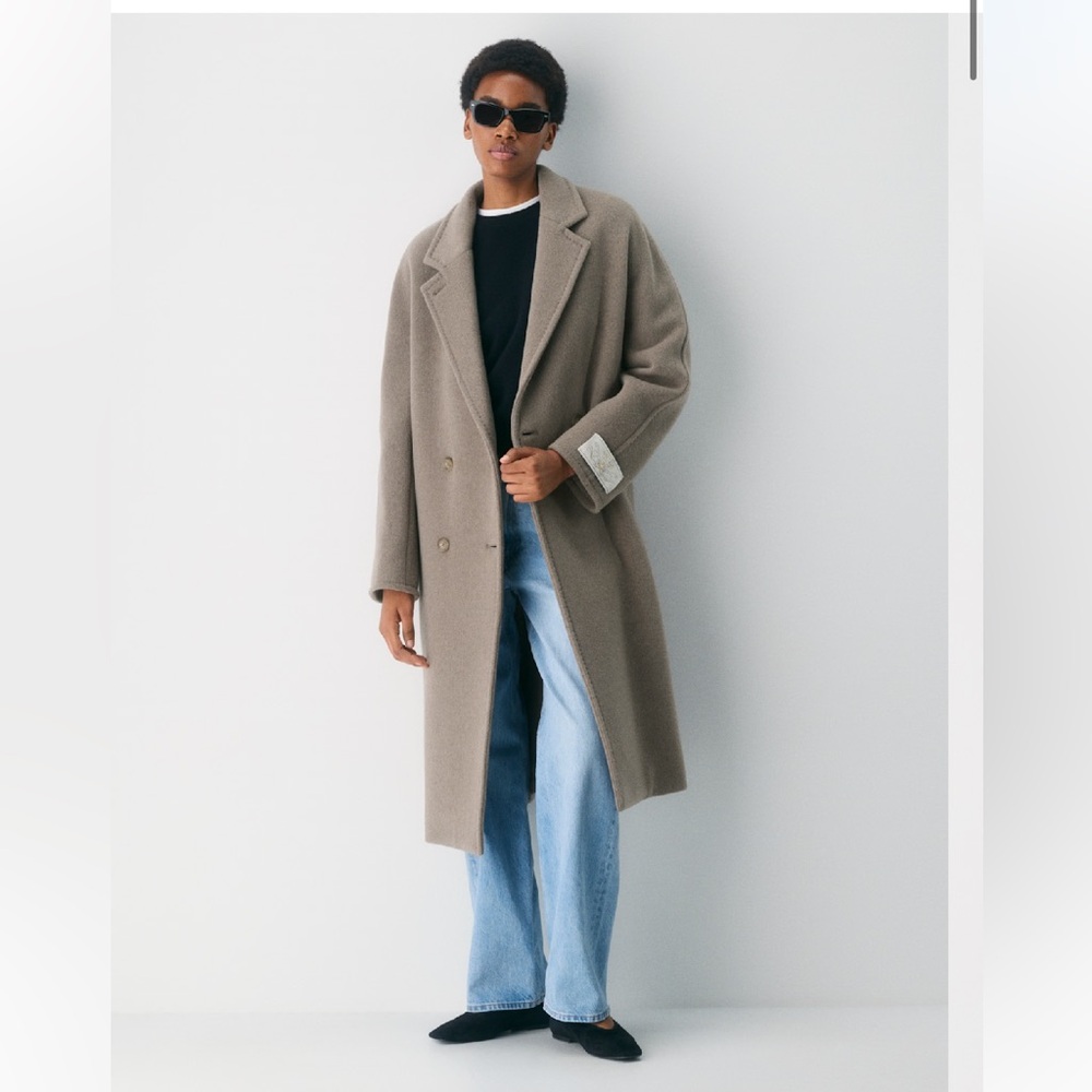 Aritzia The Slouch Coat - Soft Wool Cashmere